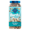 Bursts Crunchy & Creamy Cat Treats for Training - Savory Seafood Flavor, 12-Ounce Tub